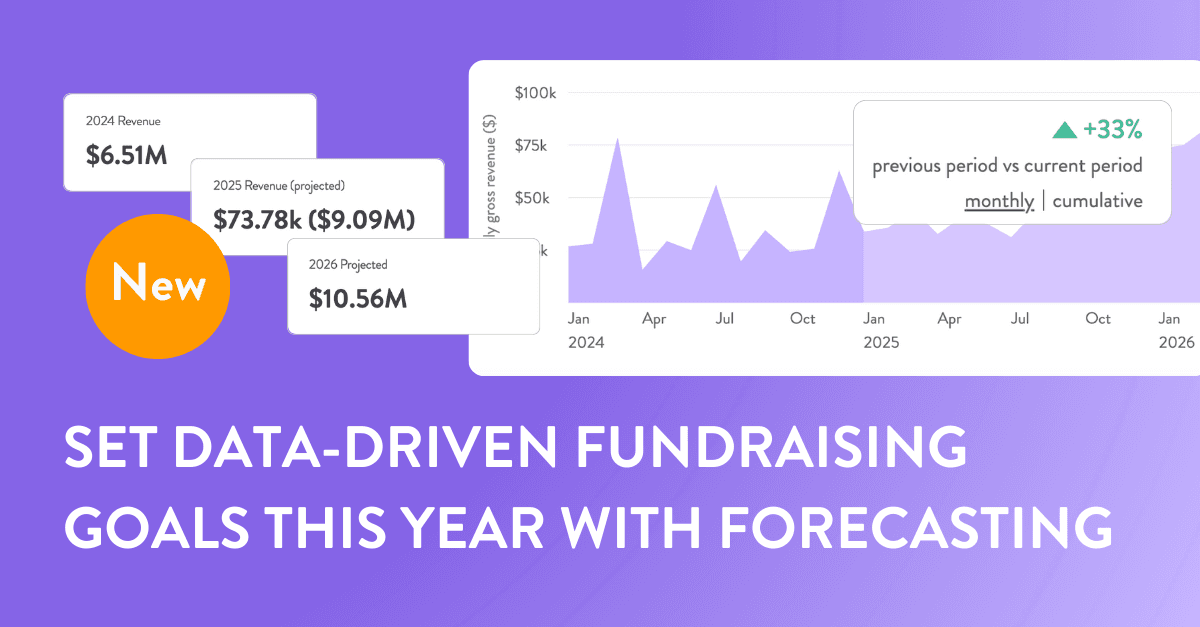 Set (and hit) data-driven fundraising goals this year with Forecasting