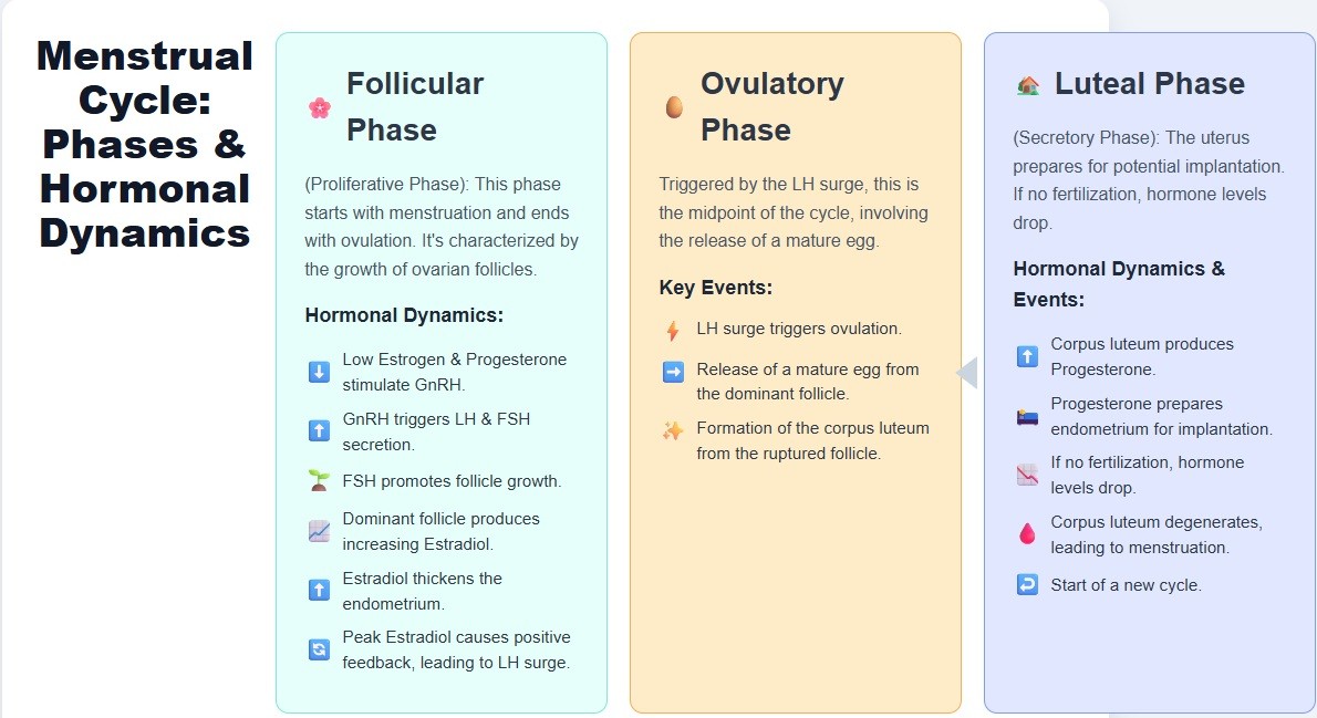 Menstrual Cycle - Phases and Hormonal Dynamics