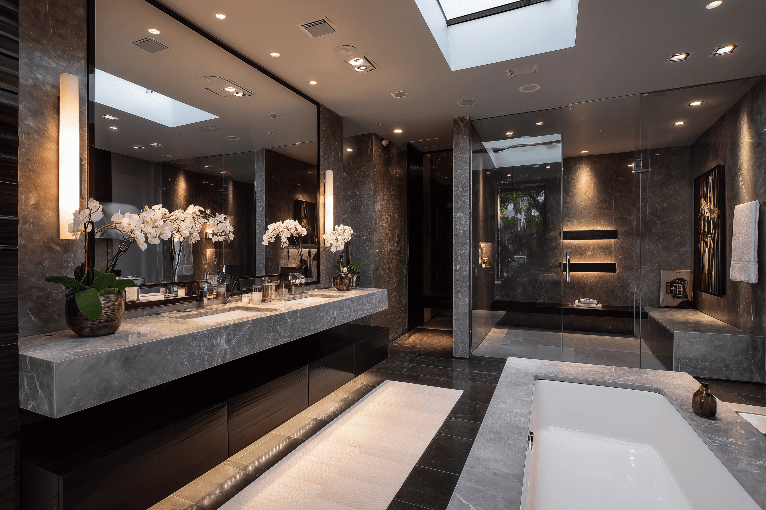 a room with a chair and a table