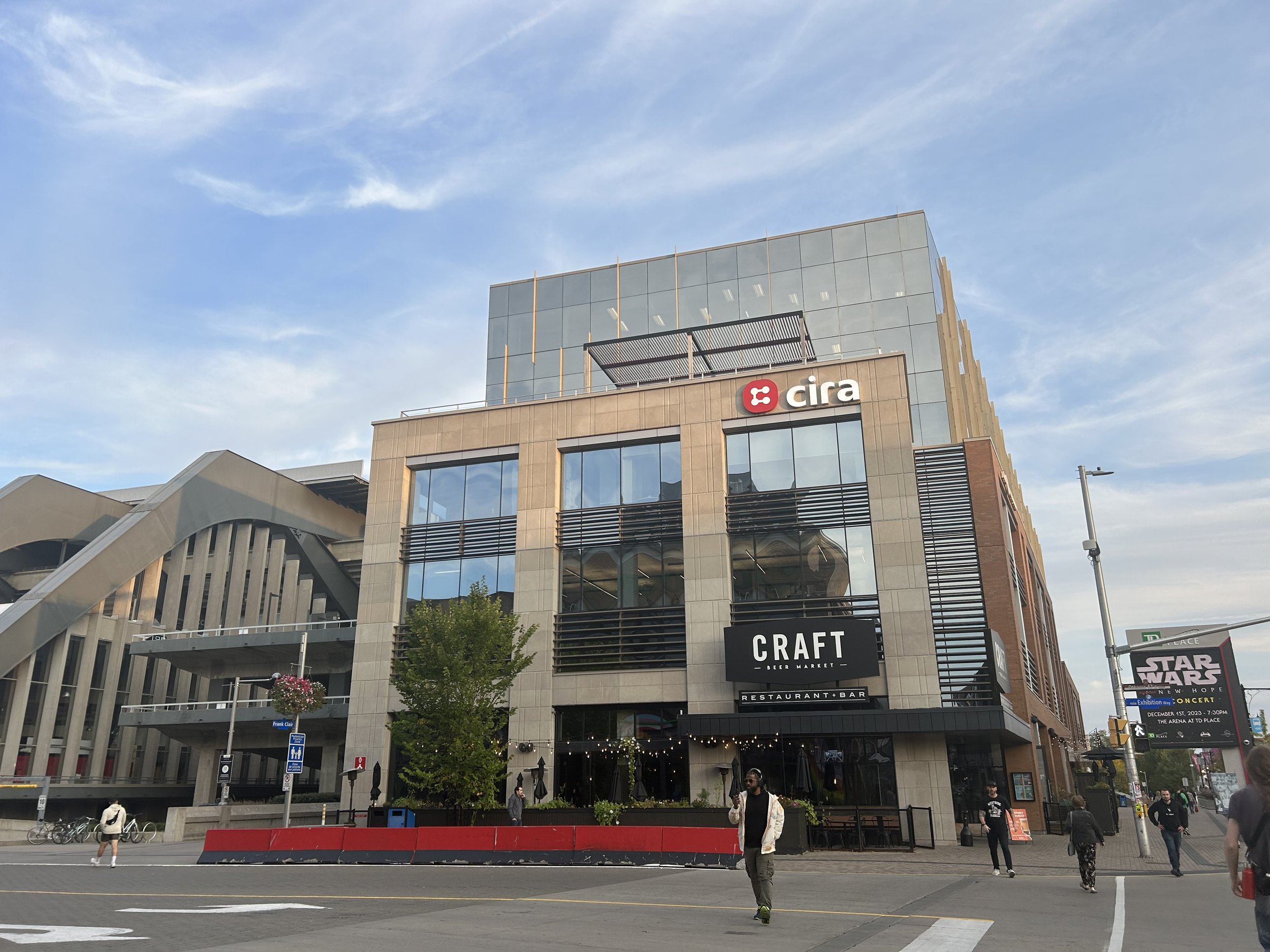 A street-view of the CRAFT Beer Market in Ottawa