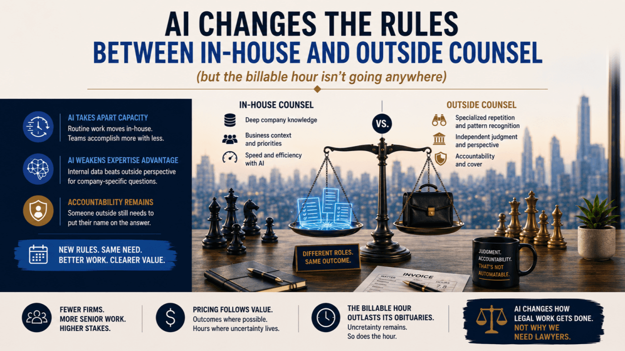 AI changes the rules between in-house and outside counsel
