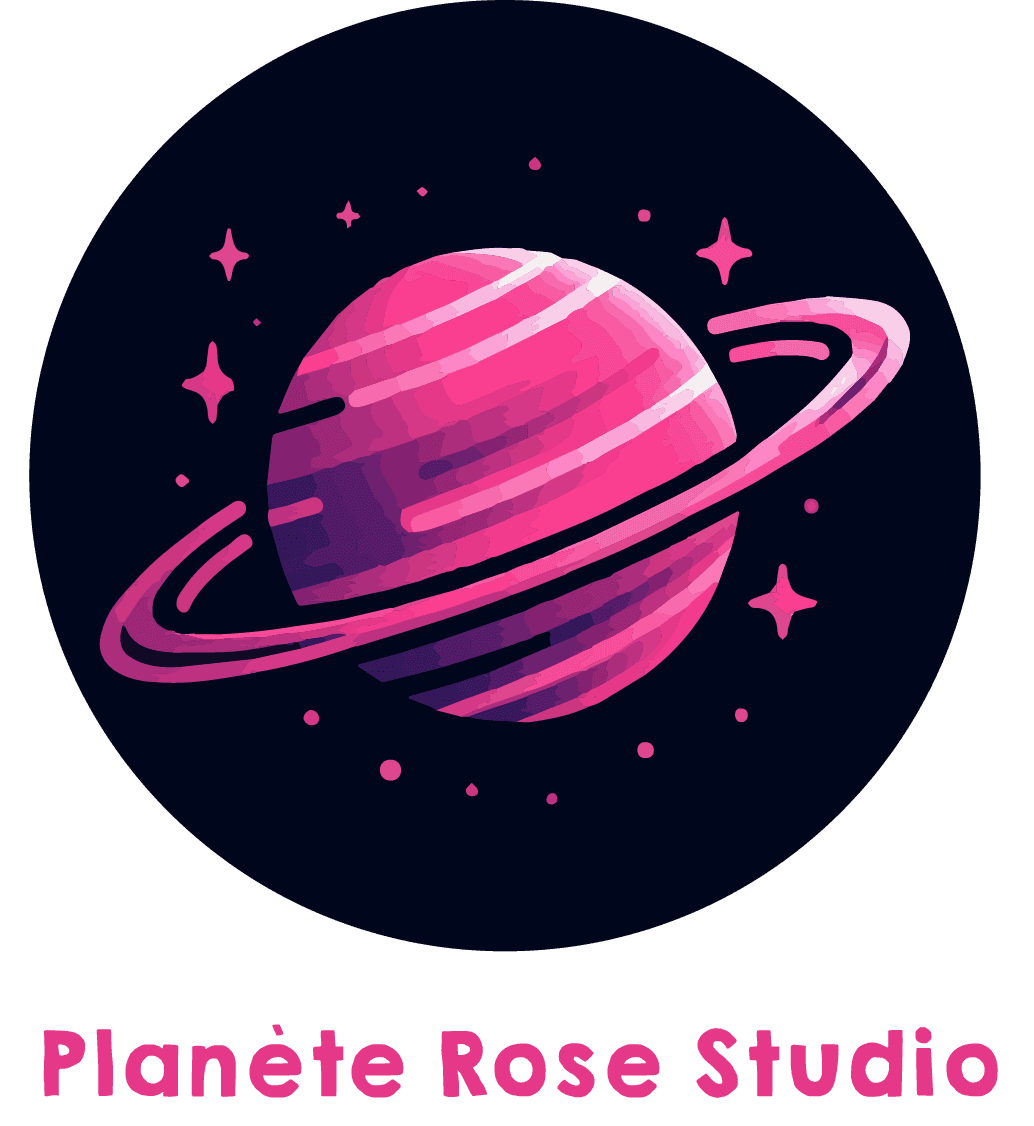 Logo Planète Rose Studio