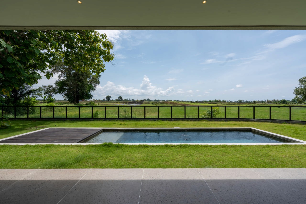 4-bedroom villa with rice field views in Kaba Kaba