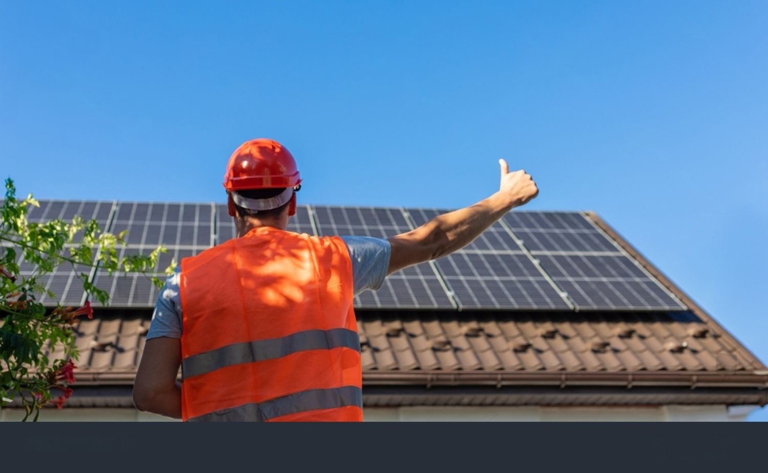 man giving a thumbs up after a roof inspection
