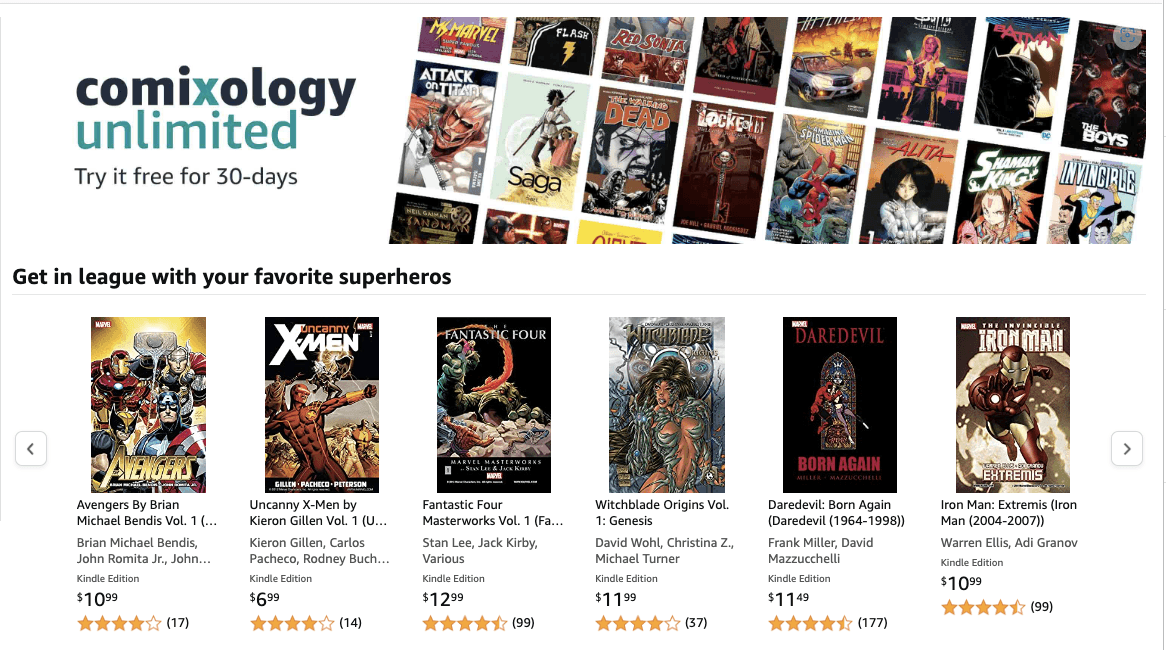 comixology-unlimited-homepage-website