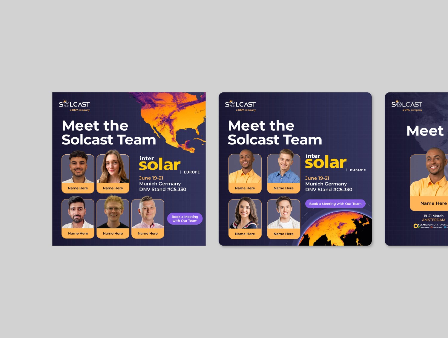 Solcast social media asset design by DesignGuru