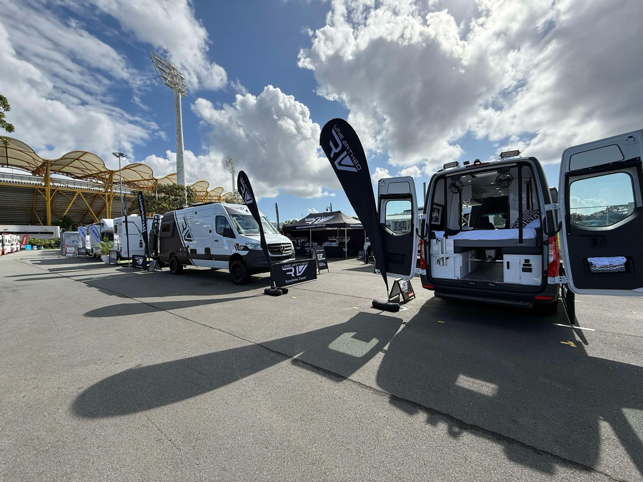 Unearthed Rv Stand at show