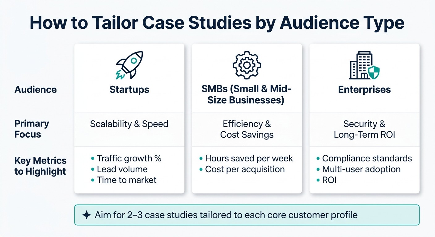 Case Study Audience Targeting: Key Metrics by Business Size