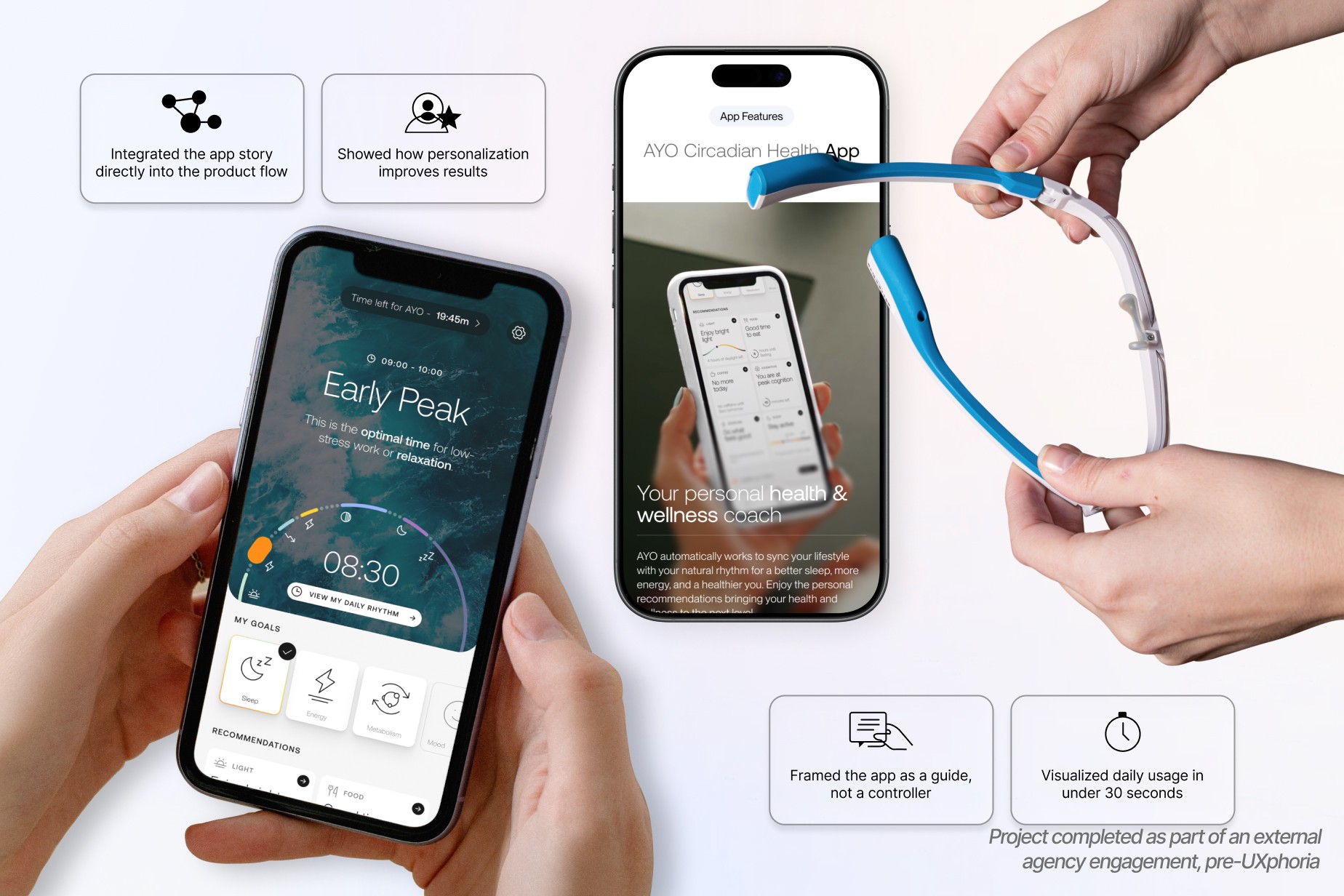 Mobile UX improvements applied to wellness ecommerce site