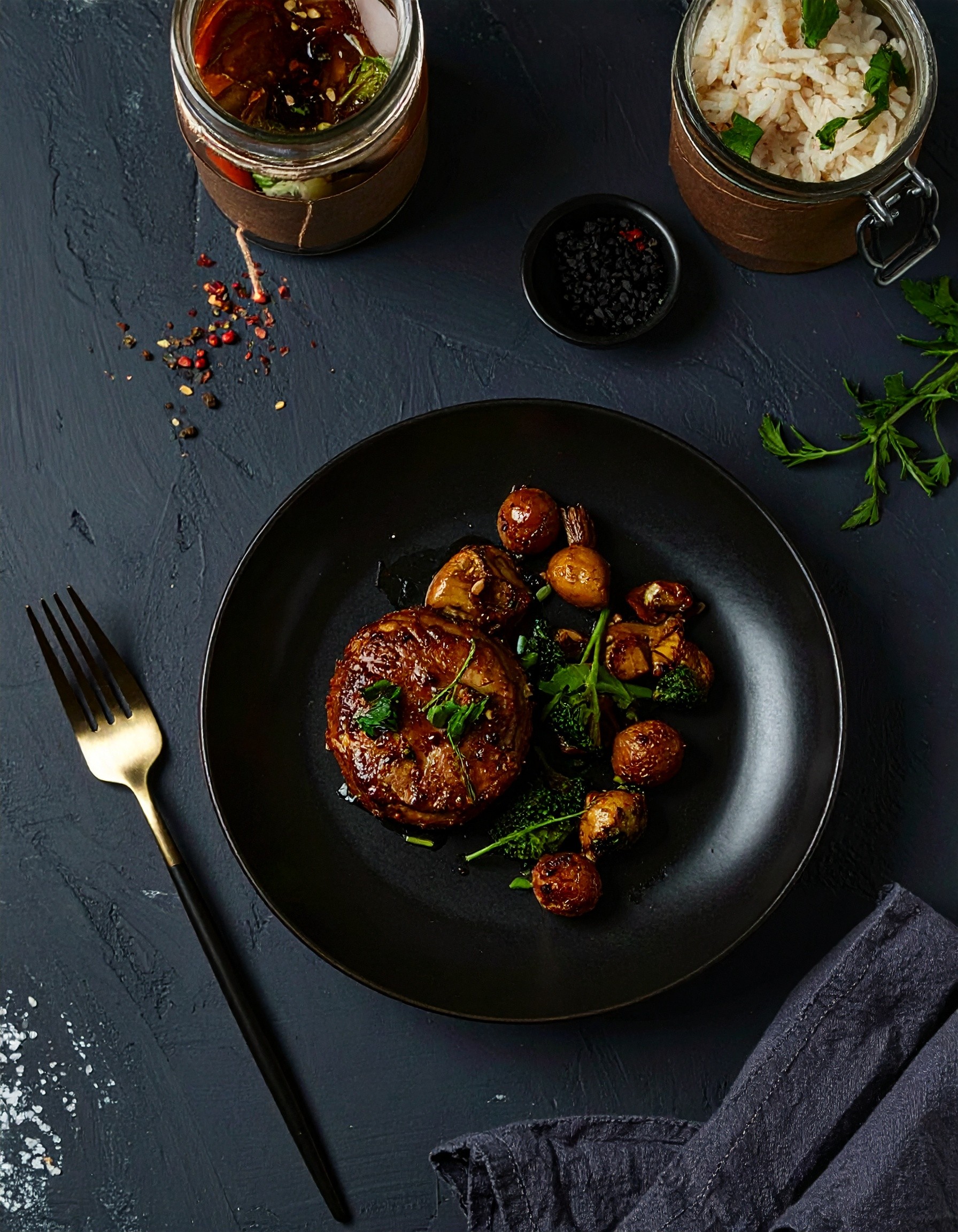 Table servie par La Table de Cana