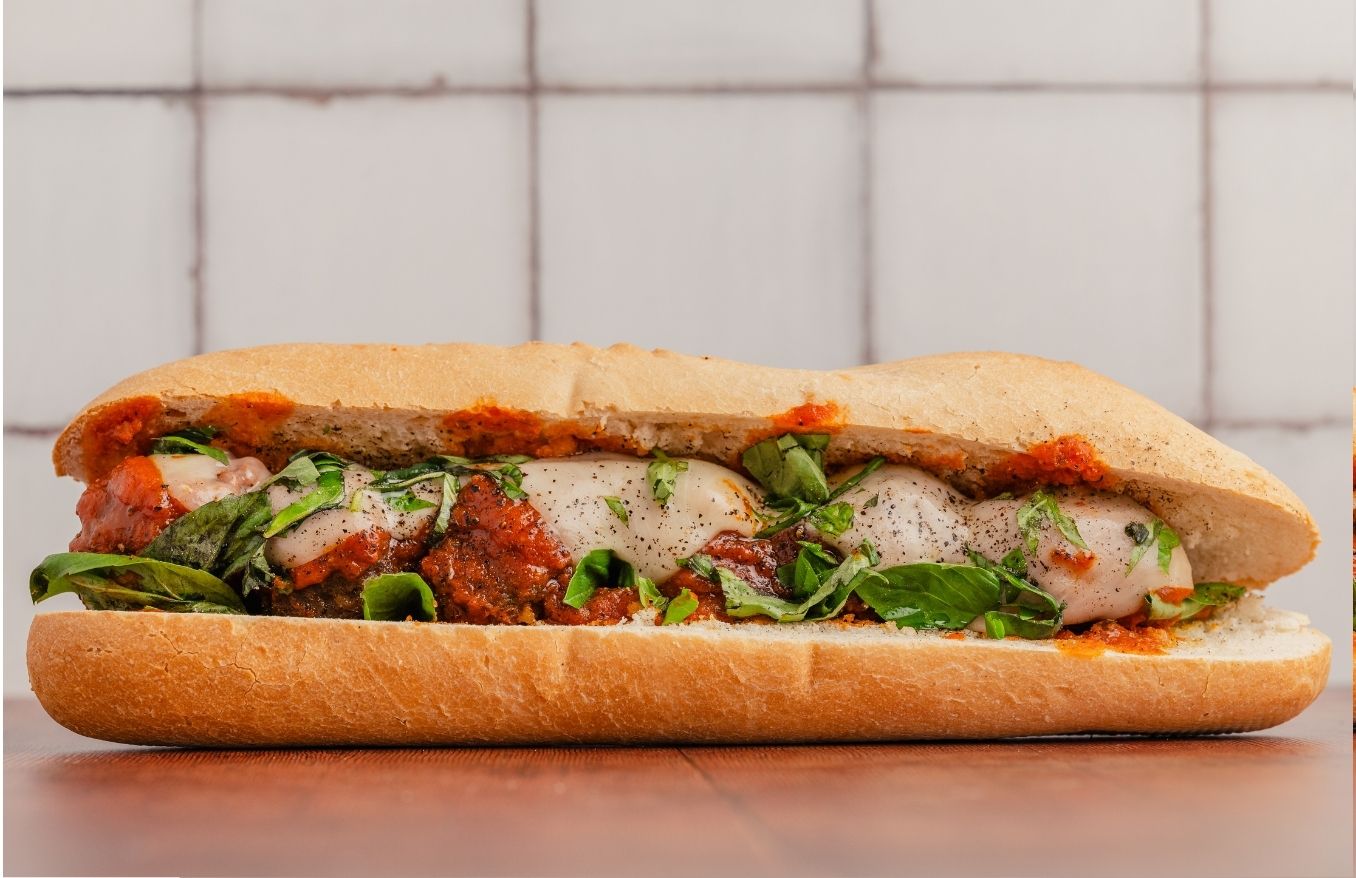 Vegan Meatball Marinara (Vegan) Sandwich