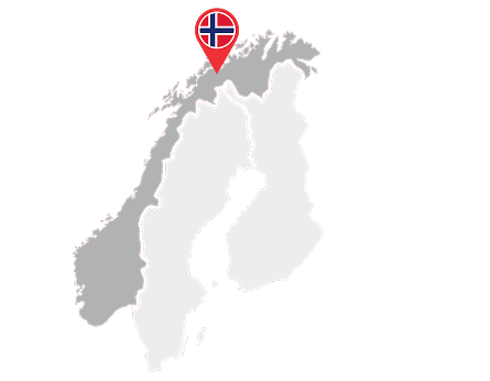 Nillustrated norway map