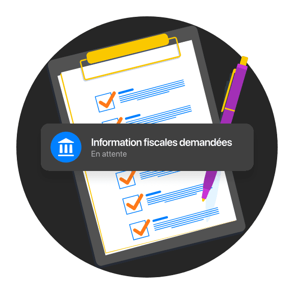 Clipboard with a checklist and a pen, labeled "Text Information Reader," indicating a document review process.