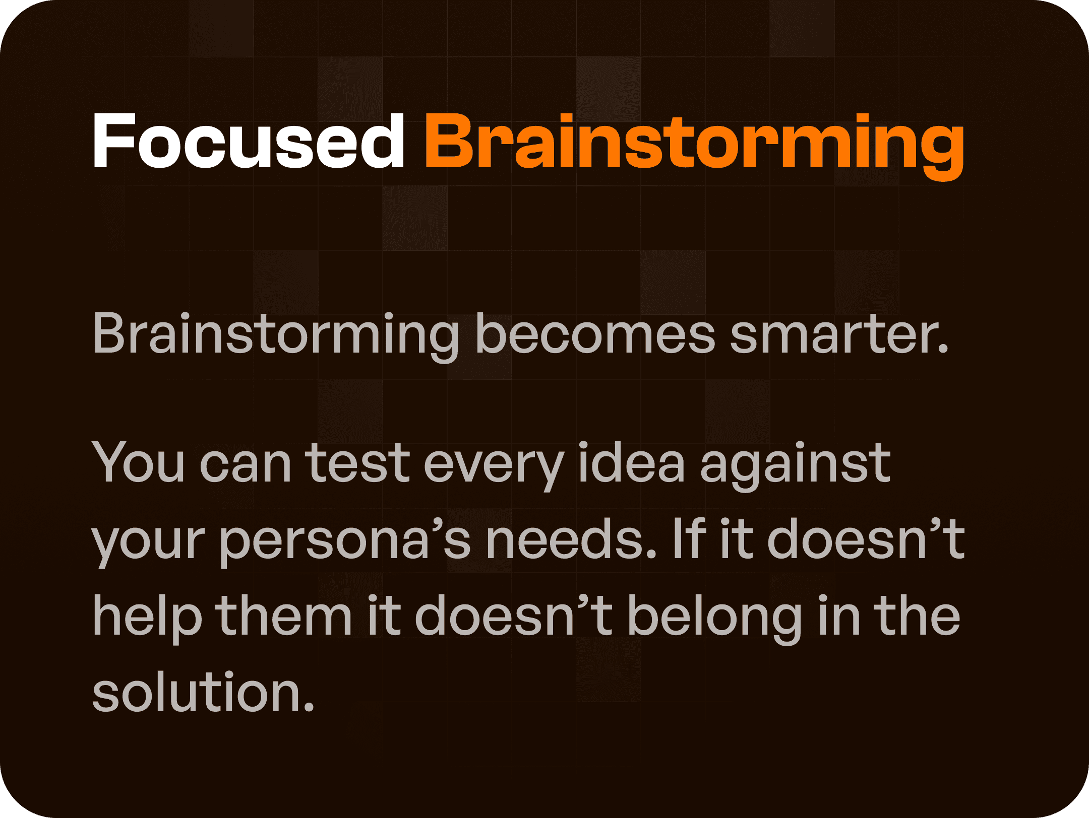 Improving Brainstorming supporting image