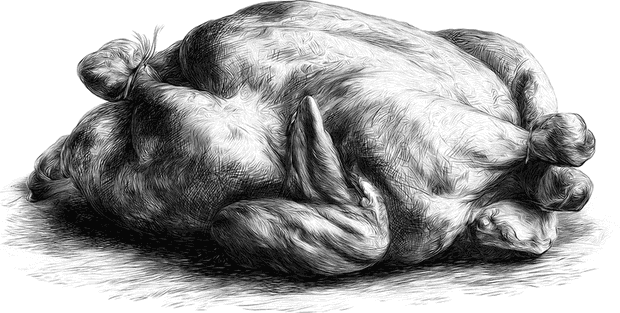 Engraved drawing for the Poultry category