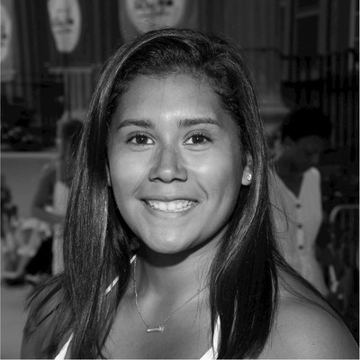 persona portrait image man with orange background and person's image on top