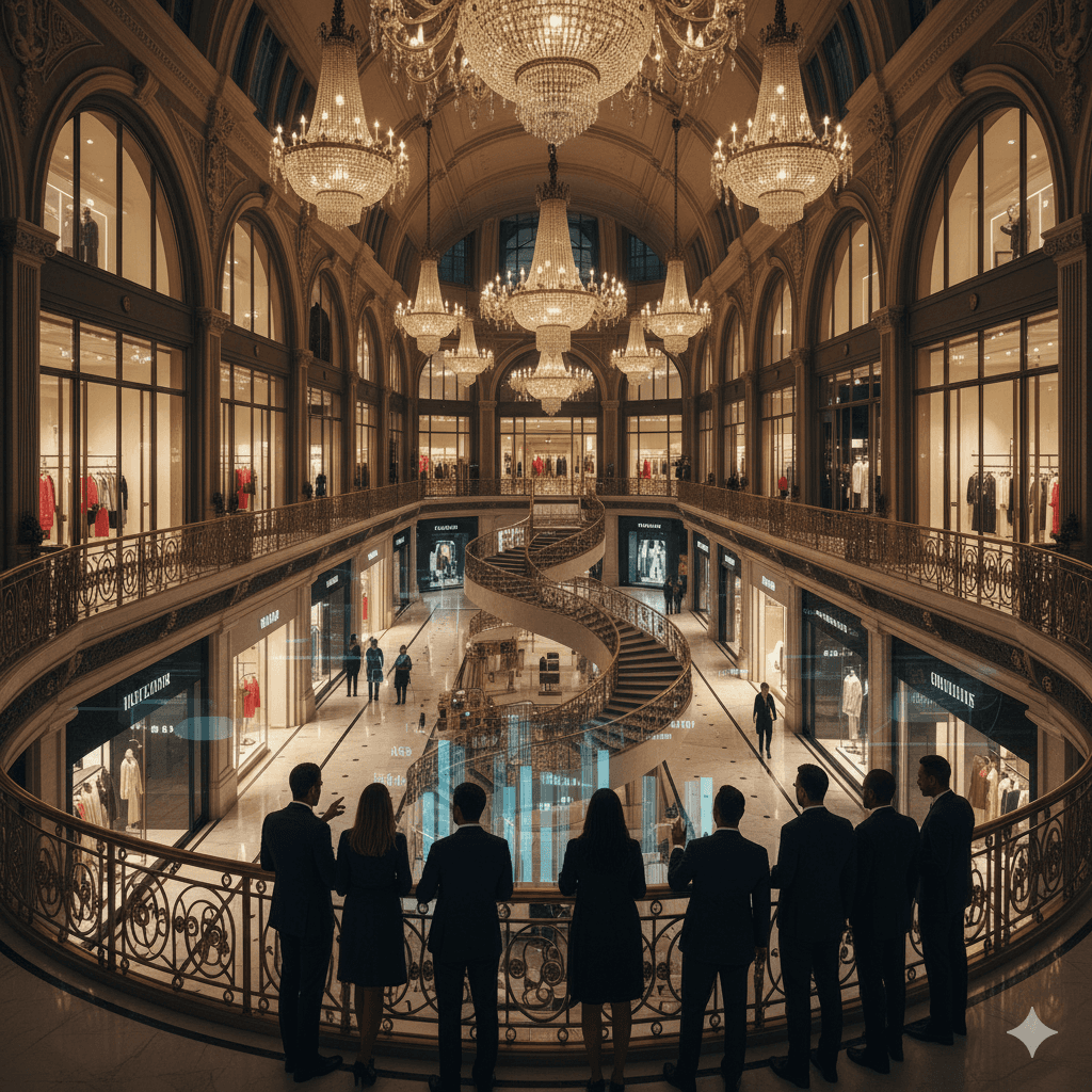 M3M Sector 105 luxury double-height retail view