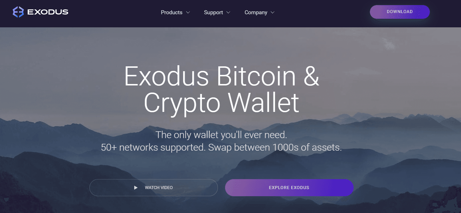  Exodus Wallet’s website