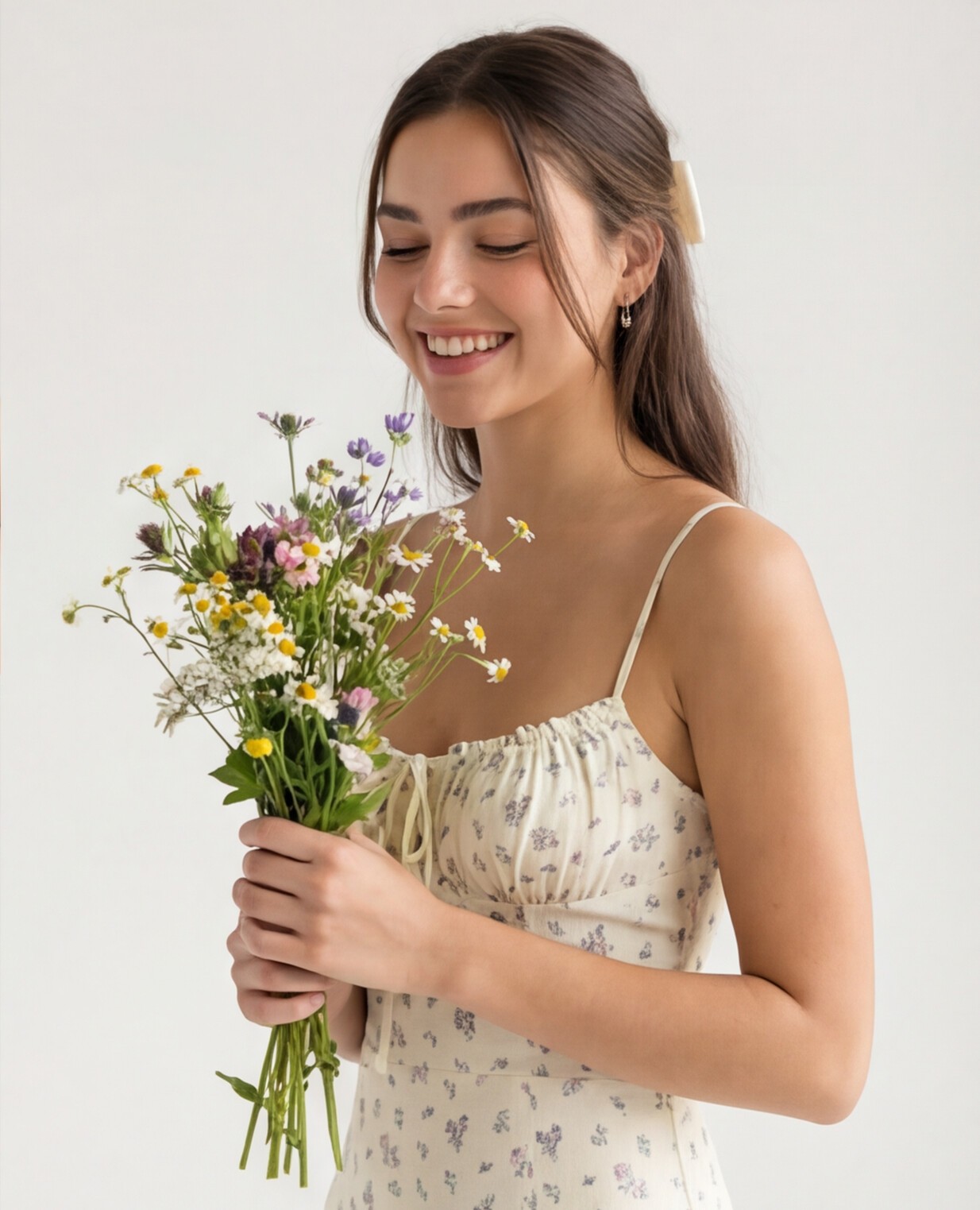 Floral Slip Midi Dress