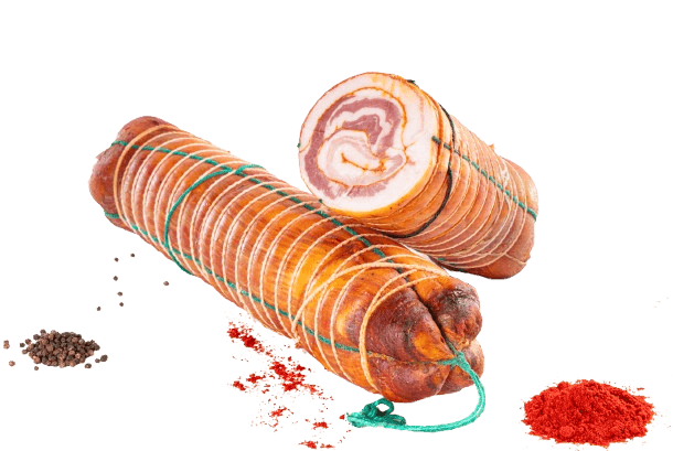 Pancetta Arrotolata Stagionata con Spezie Artigianali | Salumi Del Colle