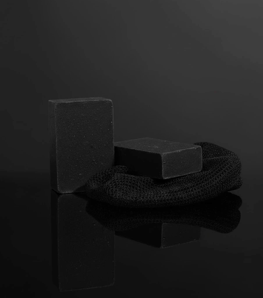 SFY Labs+ Activated Charcoal Soap — detoxifying bar for men that deeply cleanses pores and removes impurities
