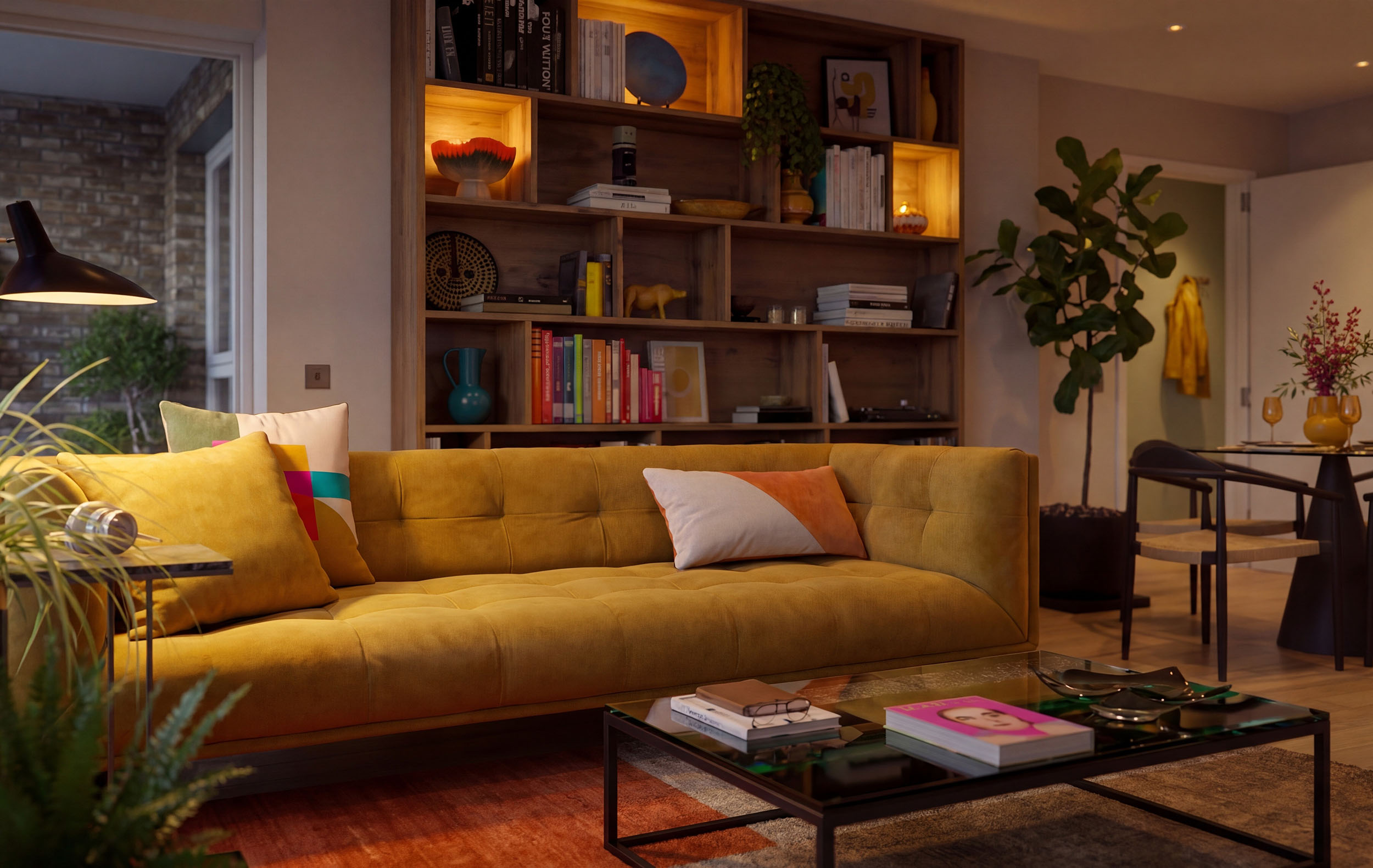 Interior visualisation: photorealistic render of property CGI.