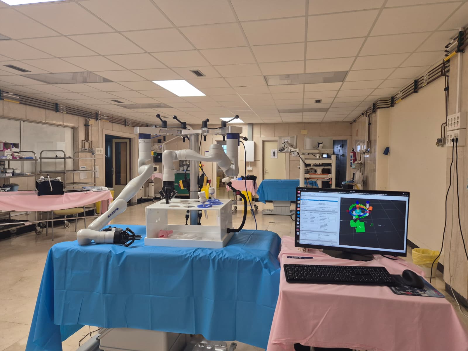 Tablet showing Bloomy UI