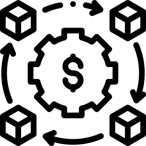 Supply Chain Optimization Icon