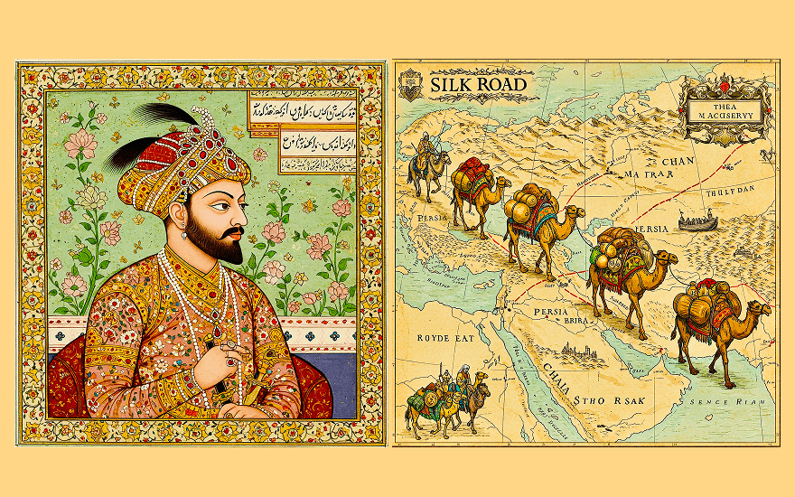 King Akbar, Silk route