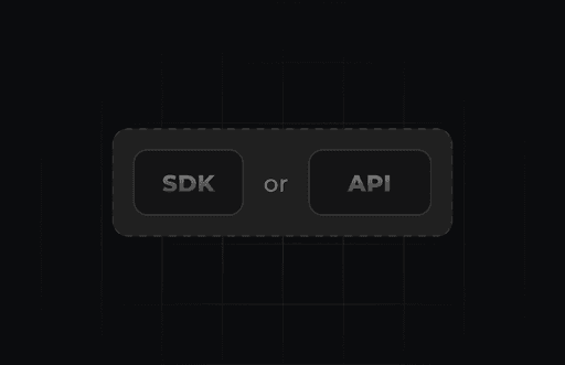 Two buttons labeled DEV and PROD with a two-way arrow between them, illustrating easy integration and environment switching.