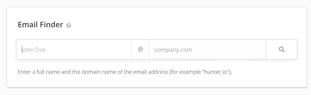 Hunter Email finder