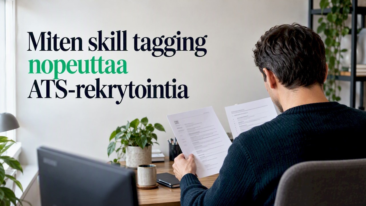 skill tagging rekrytointi