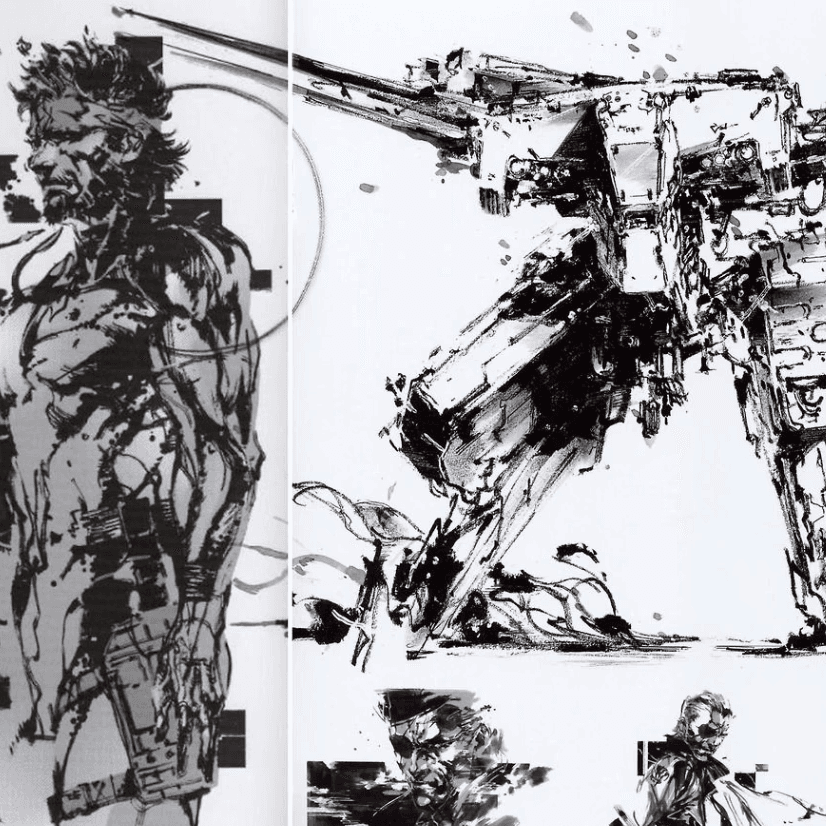 Concept art from metal gear solid