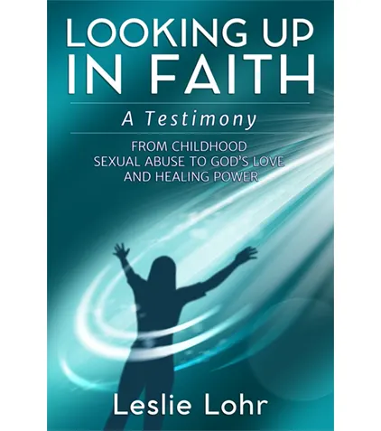 Inspirational book cover design for a religious self-help book on faith, with serene and uplifting imagery