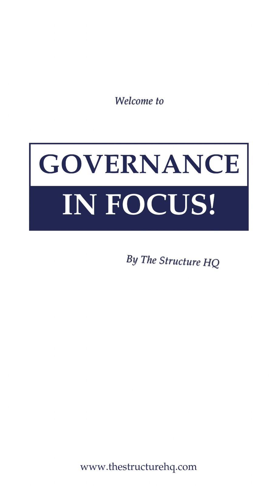 Governance in Focus