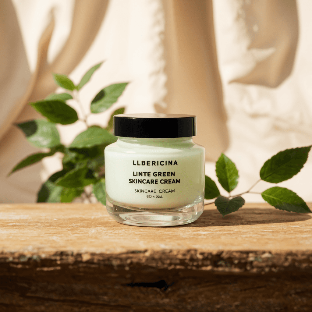 product photography of a jar of skincare cream