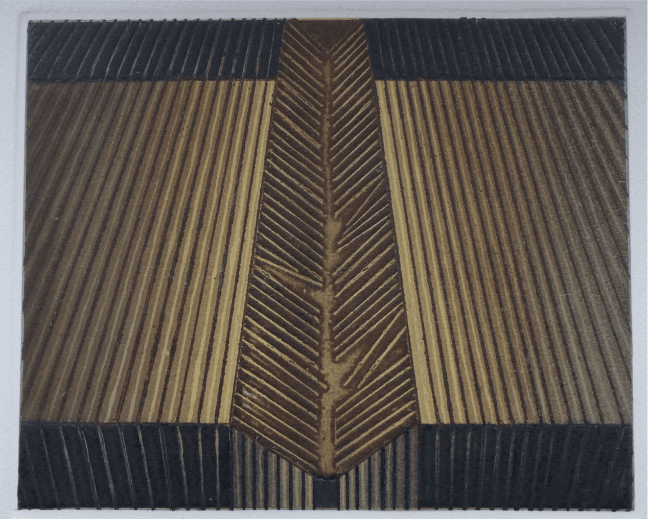 herd of sheep on road painting