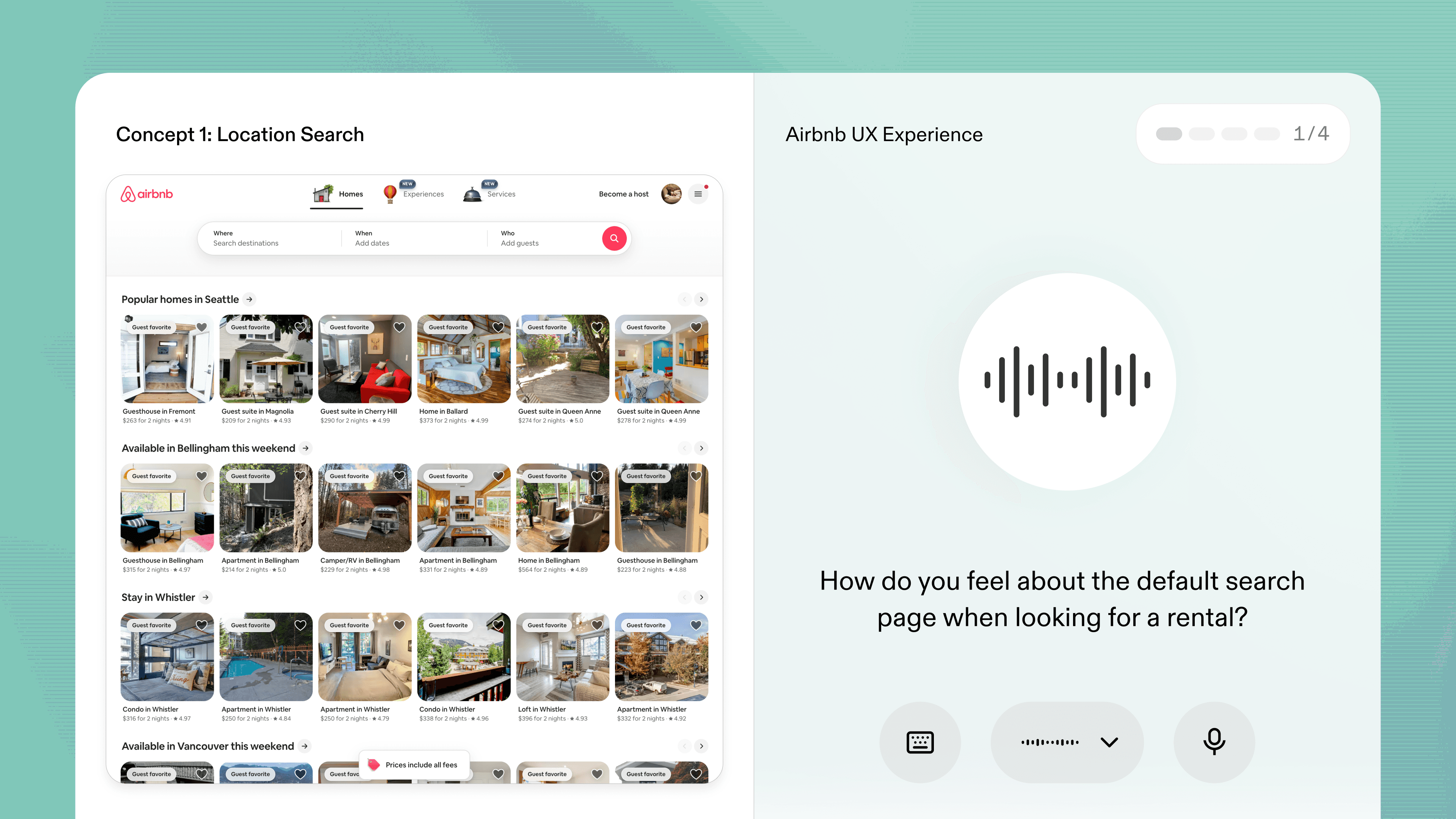 Concept testing chat with your results