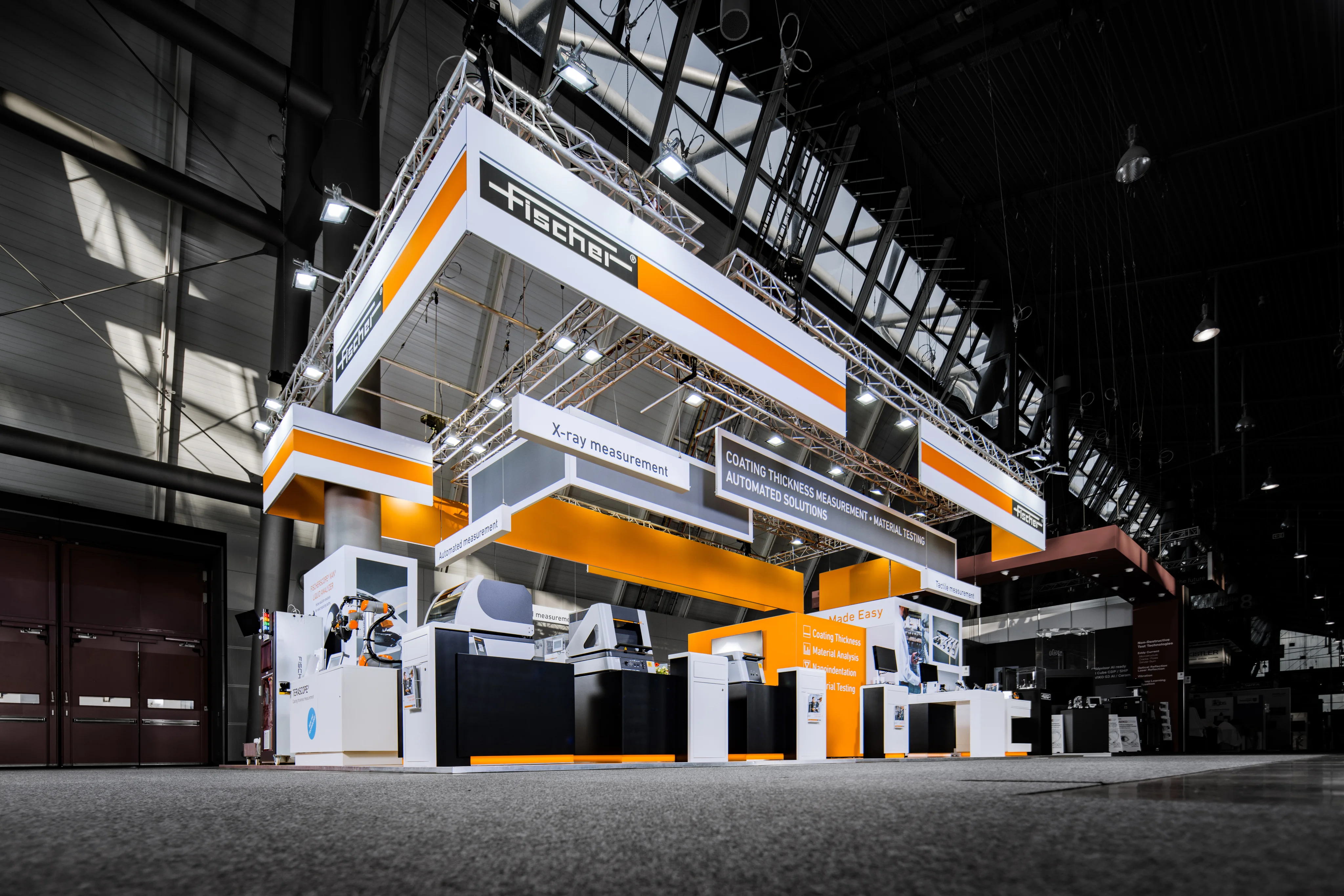 Vorderansicht des RS Technik Stand