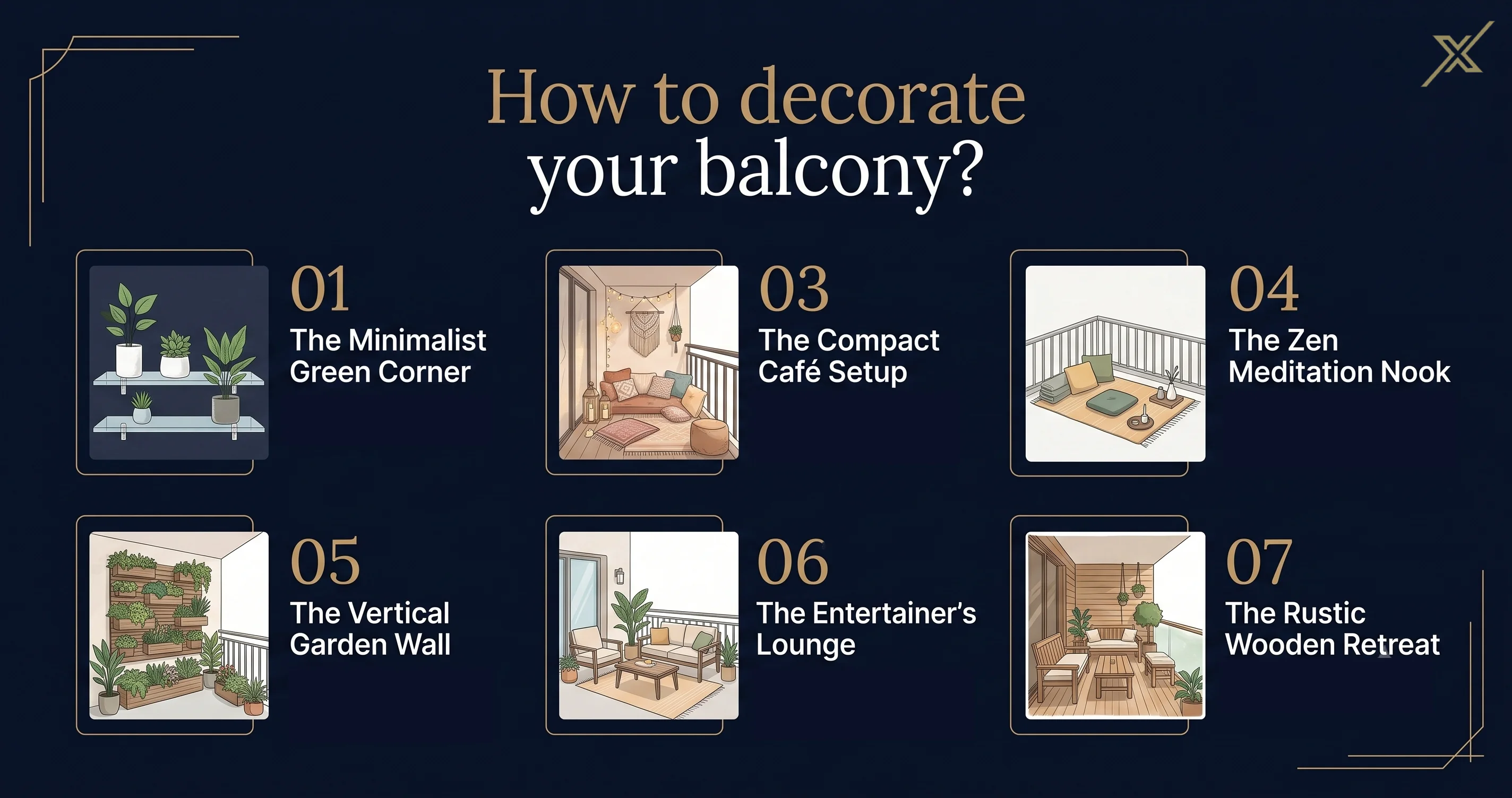 How to decorate your balcony