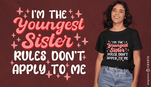 young sister quote shirt