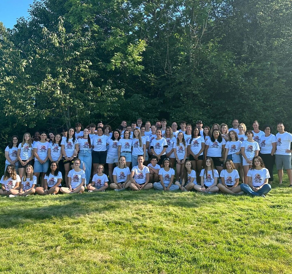 photo du club au camp d'été