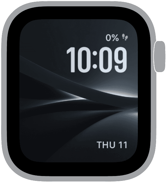 An Apple Watch face from the quiet hours collectionAn Apple Watch face from the quiet hours collection