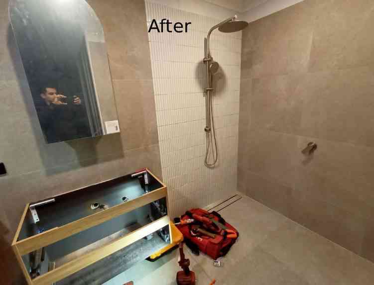 Bathroom renovation in Perth