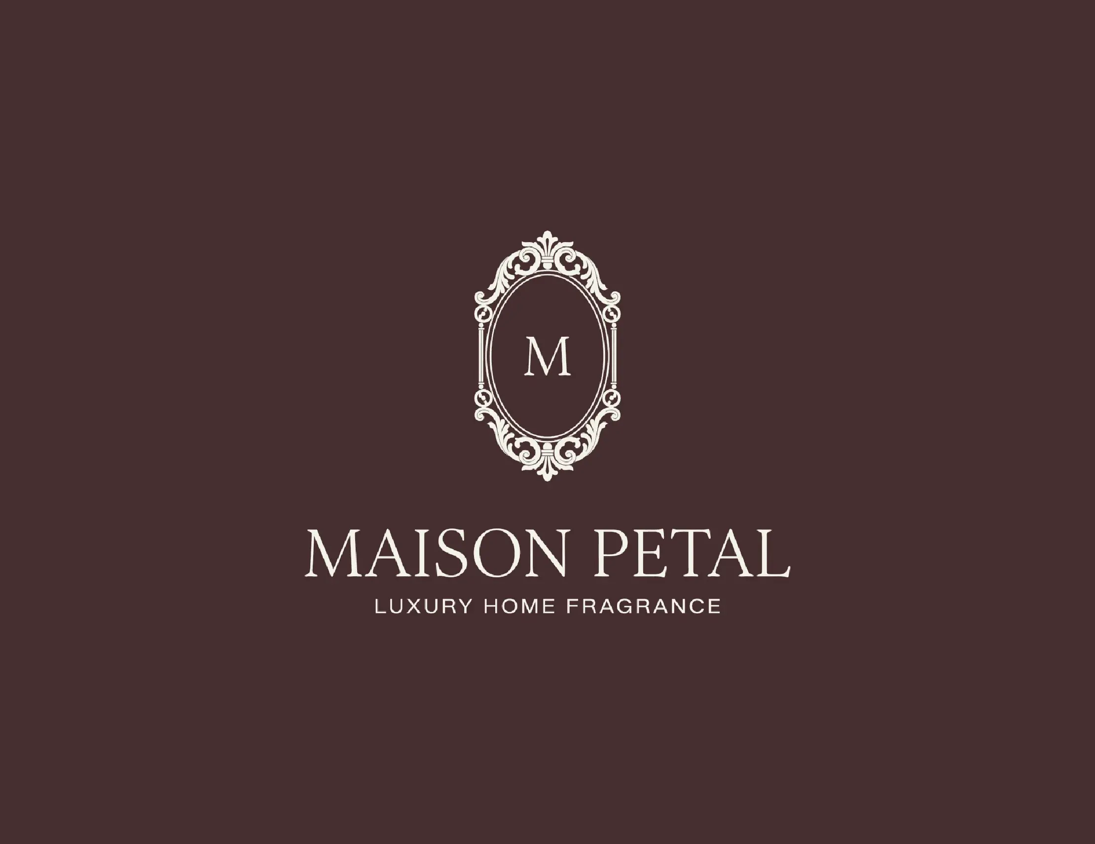 Logo design for Maison Petal luxury home fragrance brand
