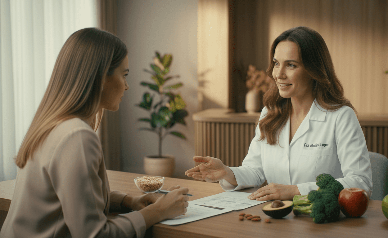 Coach explaining stuff to an athlete