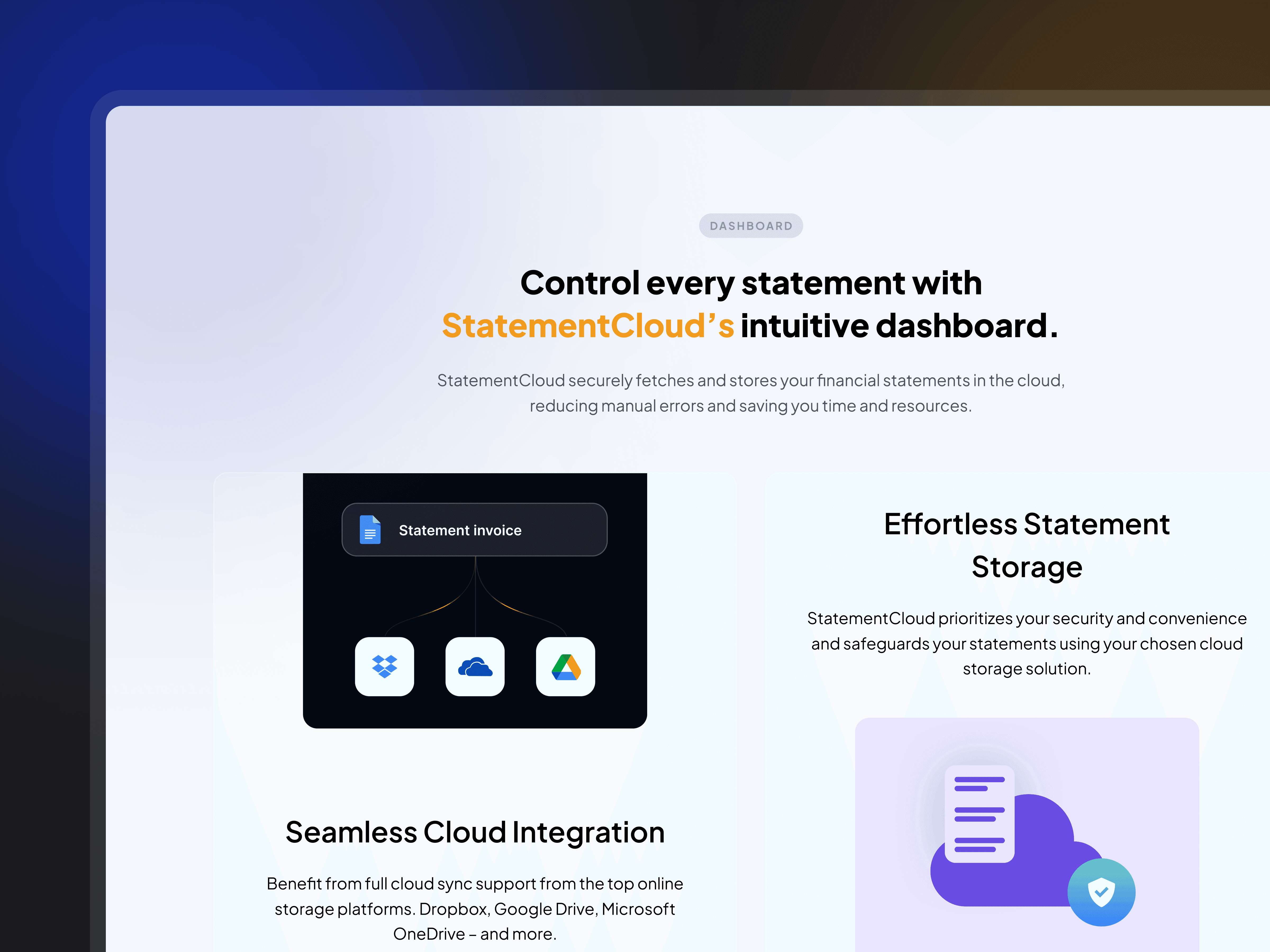 InCloud Framer template product