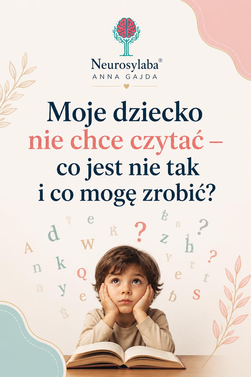 Okładka artykuł Moje dziecko nie chce czytać