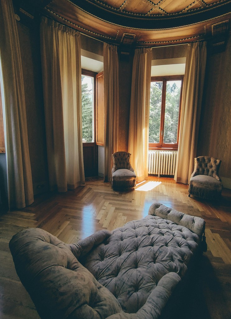 dark elegant room