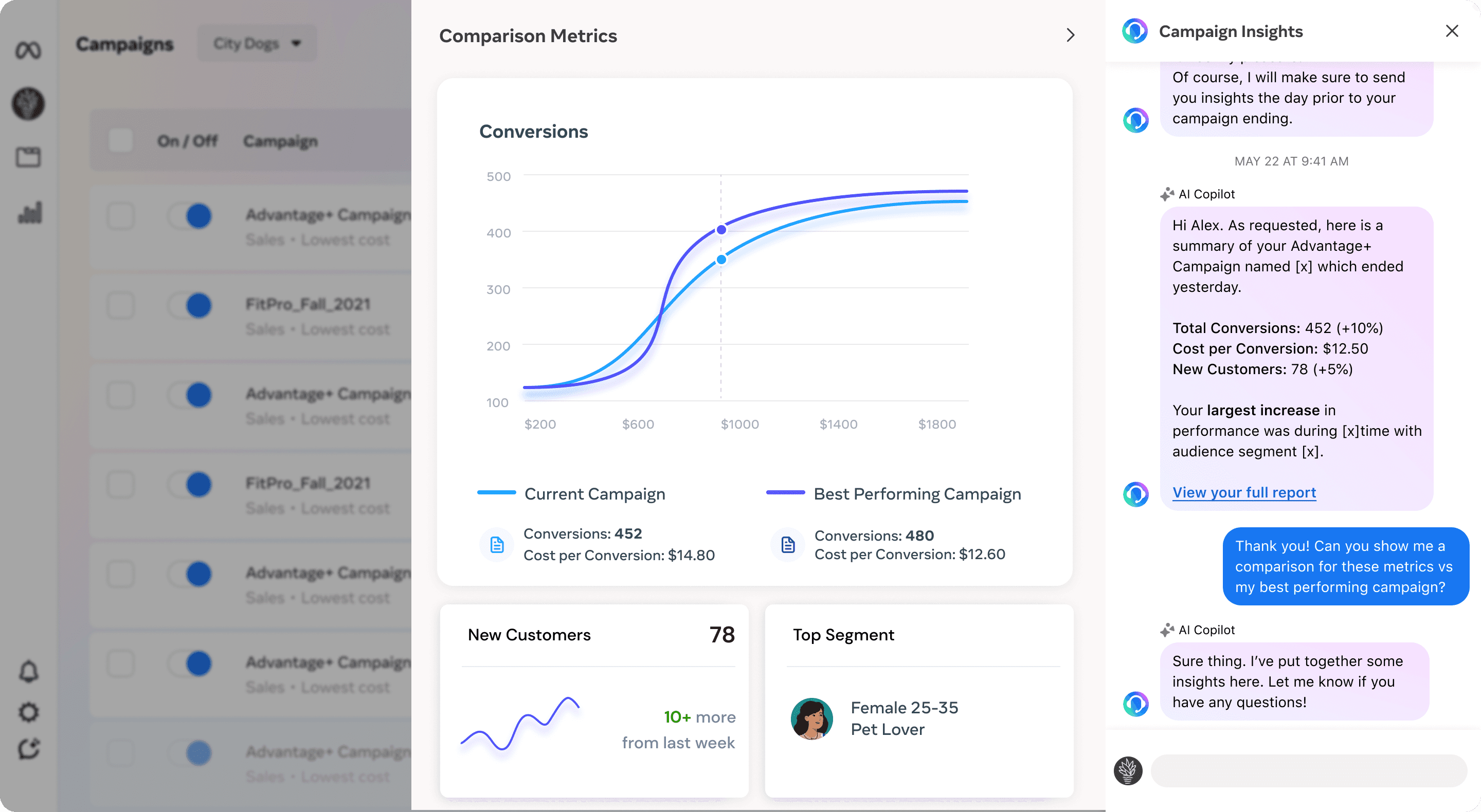 Phone showing Bloomy UI